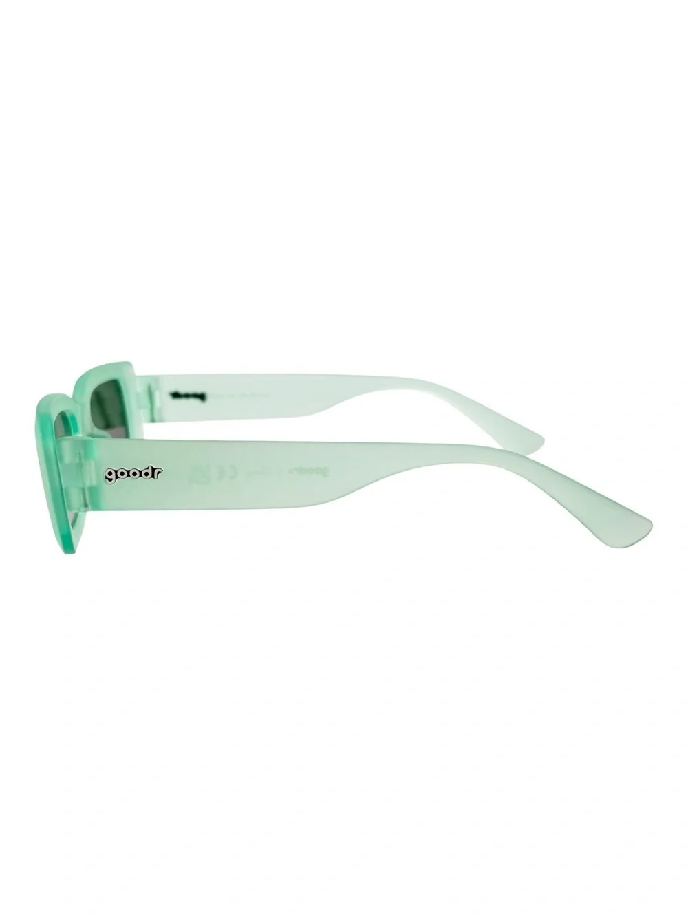 goodr Limited Edition Lux G Stays for the Encore light green sunglasses